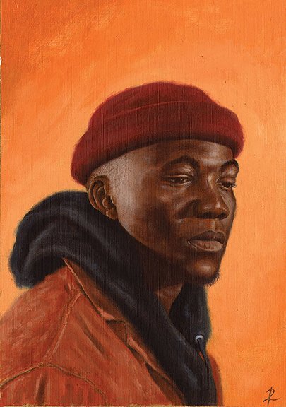 Peter Tinkler, "Penny for Your Thoughts," oil