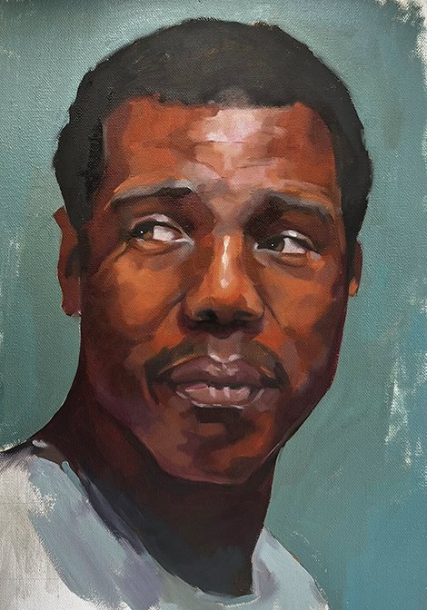 Nancy Walker, "Tom," oil
