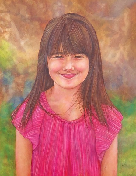Jennifer Faria, "Winsome," oil
