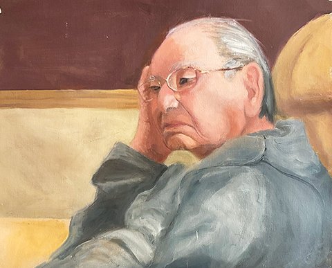 Ruth Gonzalez, "Wise Soul," oil