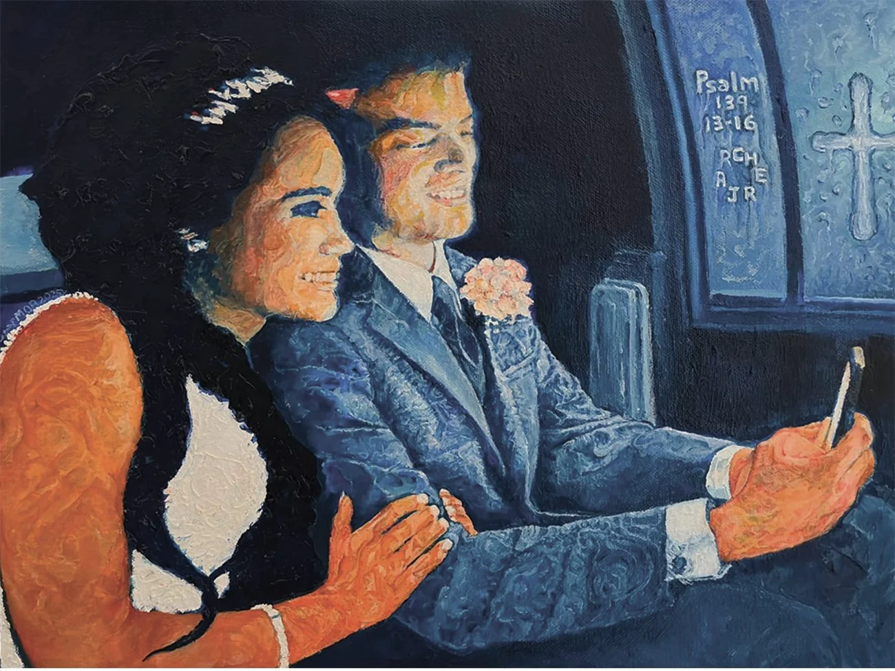 Margaret O'Brien Baker
And So It Begins, oil