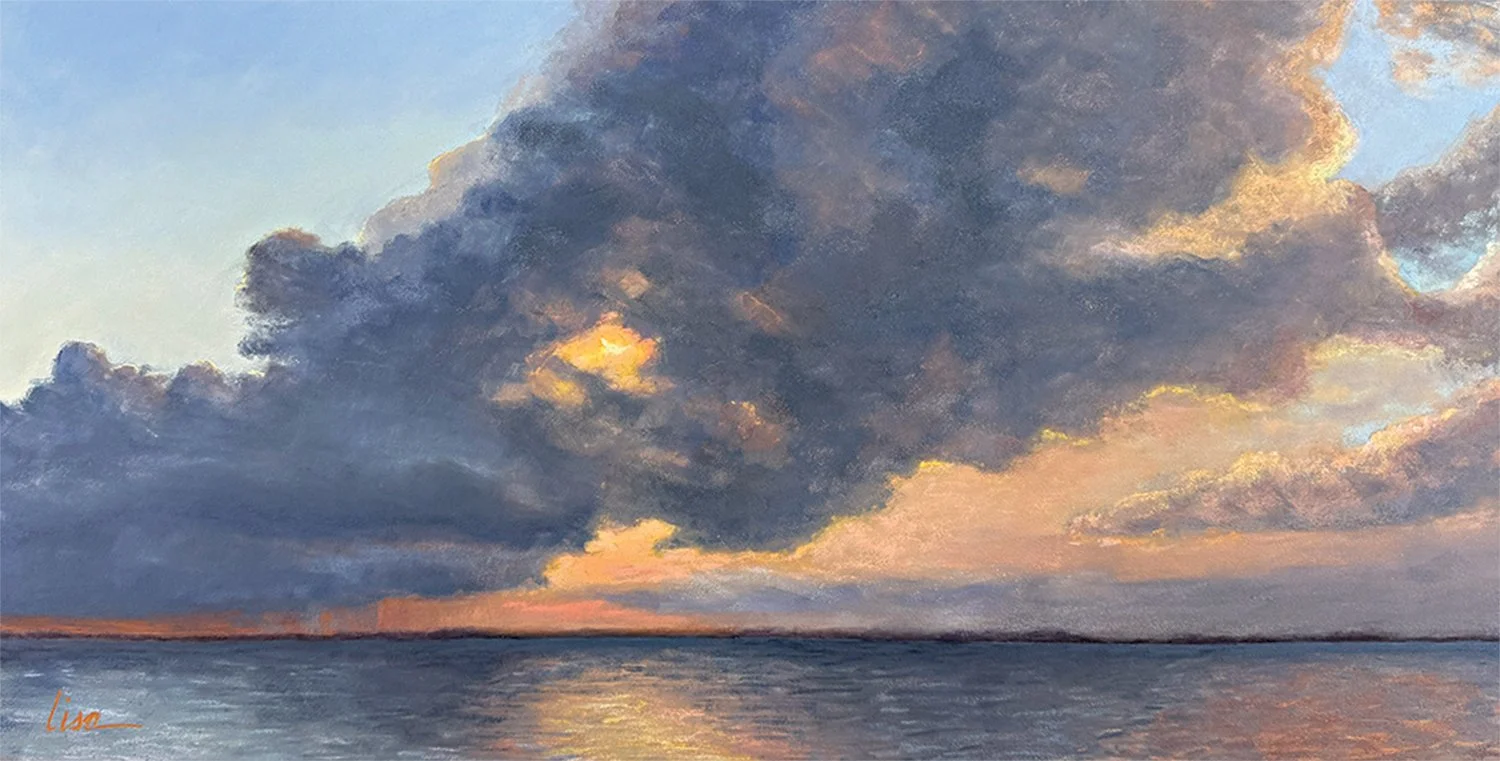 Lisa Mills
Calibogue Sound and Light, pastel 