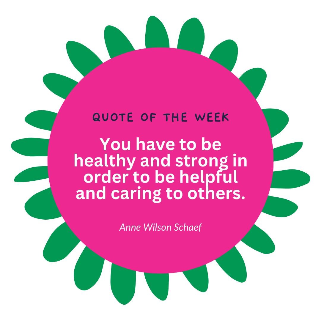 This this this! It is not caring to put everyone else first above your own needs! Ultimately it's selfish. I know that sounds weird but really it is selfish. WE get a kick out of caring from others, a little dopamine hit or some recognition or sooth 