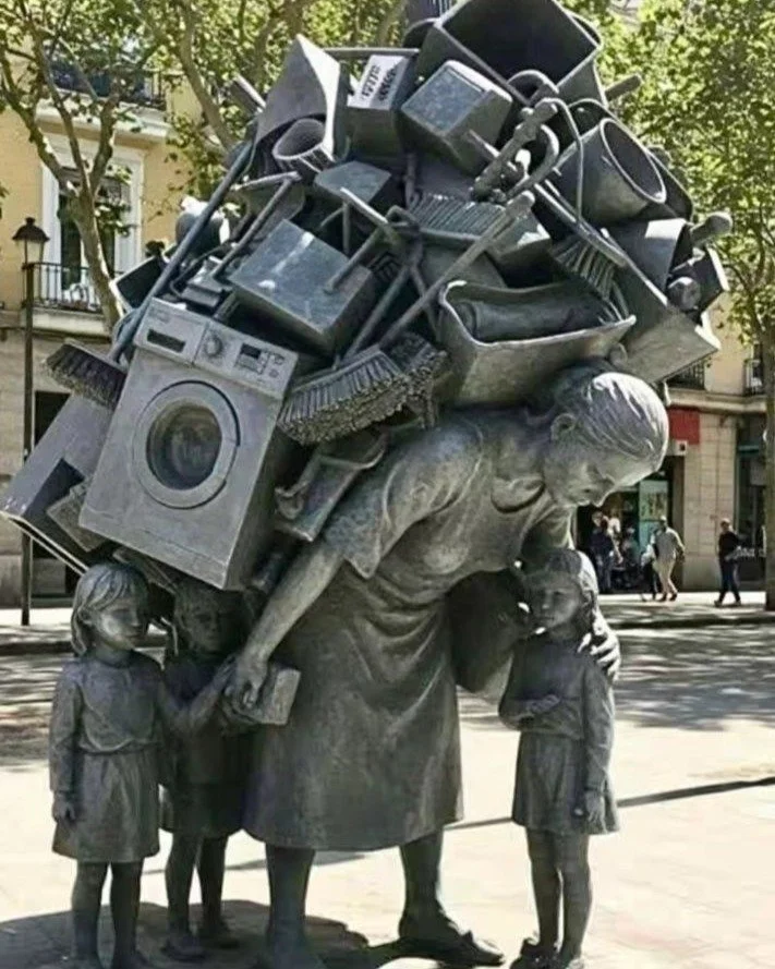 This represents so many of the women I see. And then they say 'I don't think I'm stressed. It's my hormones...' Ummmmmmm....yeah and NAH. The stress of all of the unseen labour is causing havoc with your hormones. That's the root cause. Yes, we need 