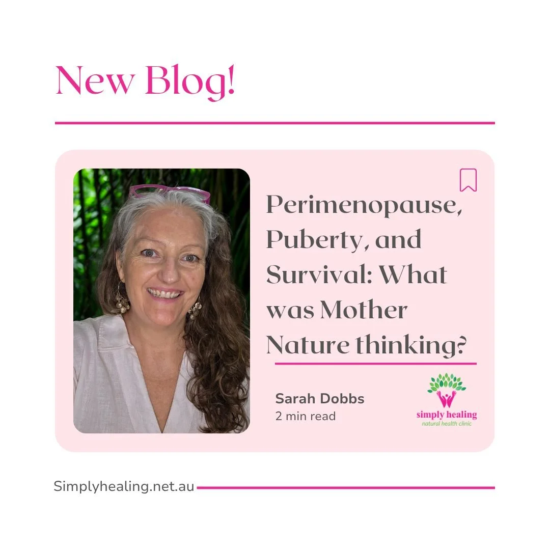 Keeping it real in this blog about the collision of puberty with perimenopause! It&rsquo;s a crazy time but not only can you both survive, but it&rsquo;s possible to thrive during this time. Check out the blog here: https://www.simplyhealing.net.au/b