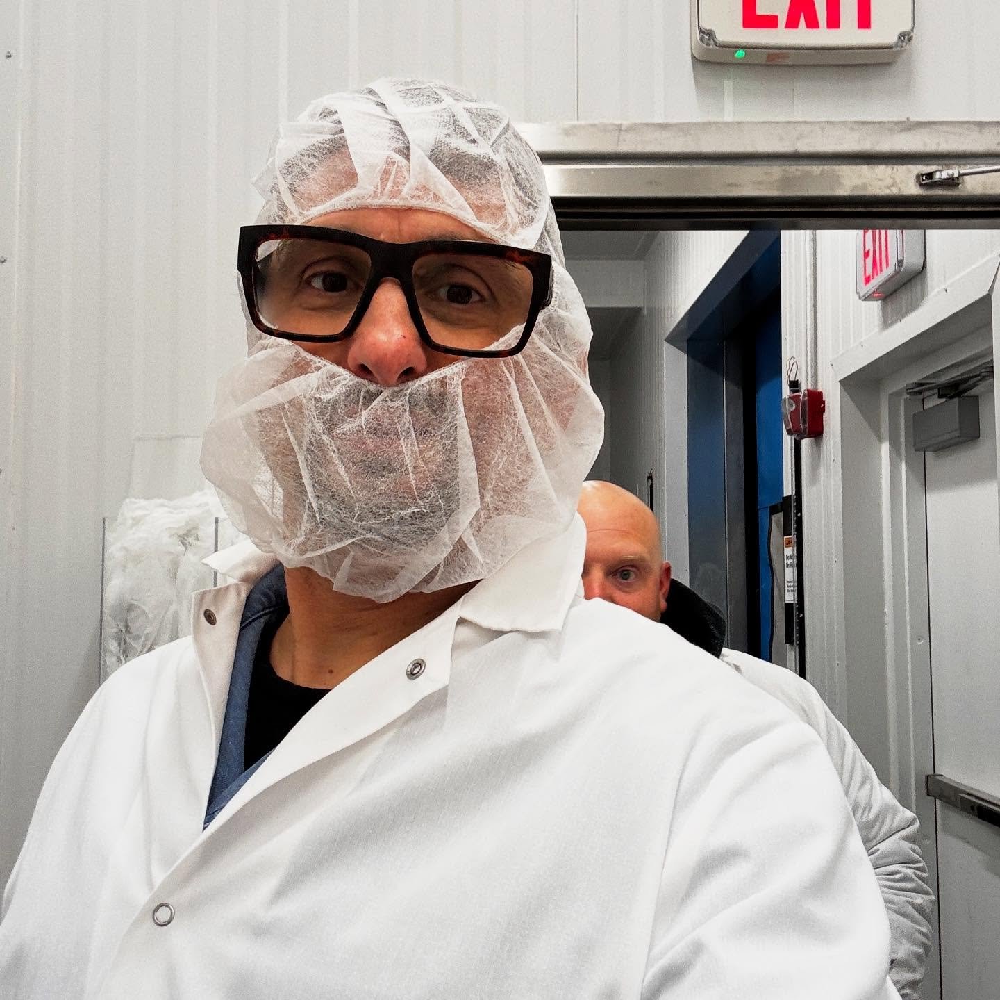 Got a tour of @incontrocured The smells &amp; place brought back a ton of great memories. Still hate the hair nets but do love the curing pork fat smell.
Thank you for the tour guys.