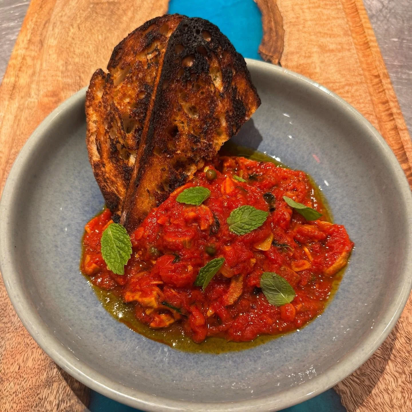 Tuna tripe is one of the long lost traditional dishes of Sicily. Maui has amazing, fresh, local Tuna, so I am so excited to be serving this classic at @koastmaui for sustainable fish month. Limited availability- get it while you can.