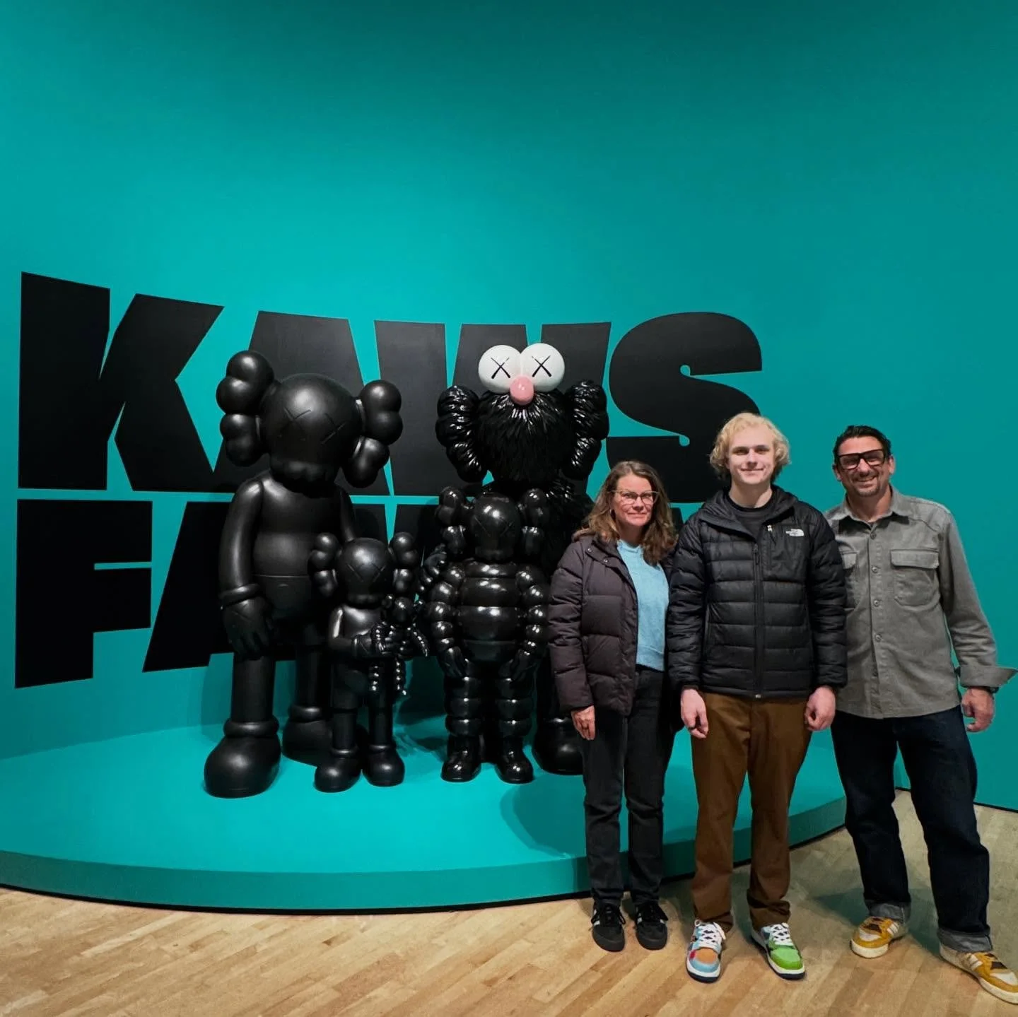 What a great time at the @sfmoma with @treatmaven &amp; @eastongraf11 to see the @kaws exhibit. We saw him launch his inflatable in Victoria Harbour in 2019 so this was so cool to see his other works &amp; collaborations.