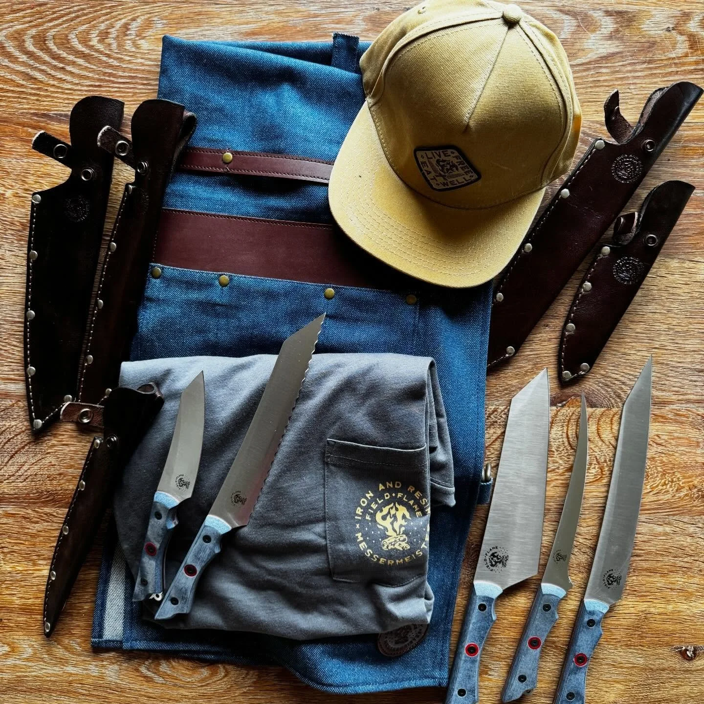 Thank you @messermeister &amp; @ironandresin for this amazing collaboration knife &amp; gear package. Such a cool collaboration of adventure &amp; cooking.