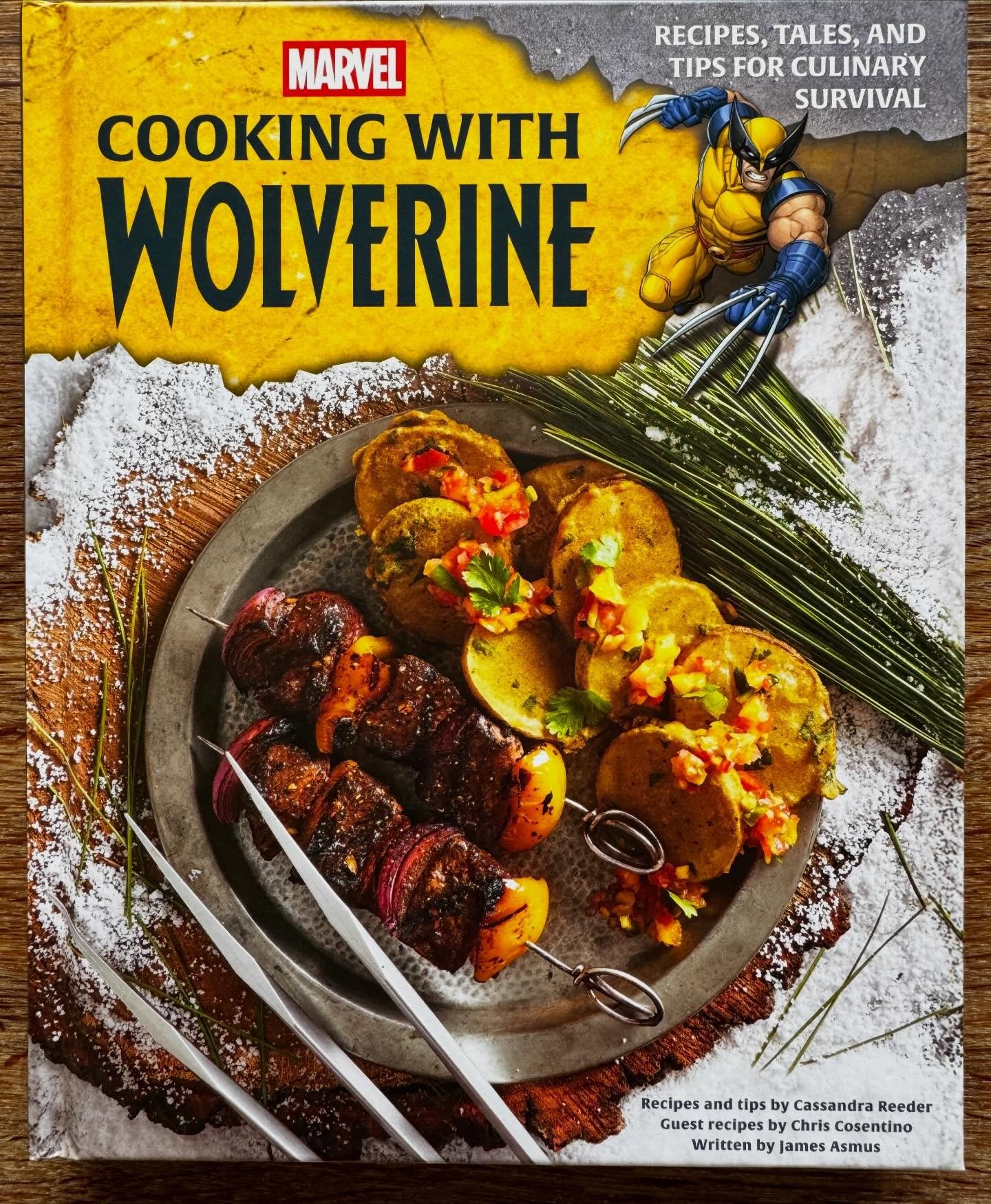 Stoked to finally see the new cookbook I contributed to for @marvel Wolverine. Thanks @cbcebulski this was a fun project.