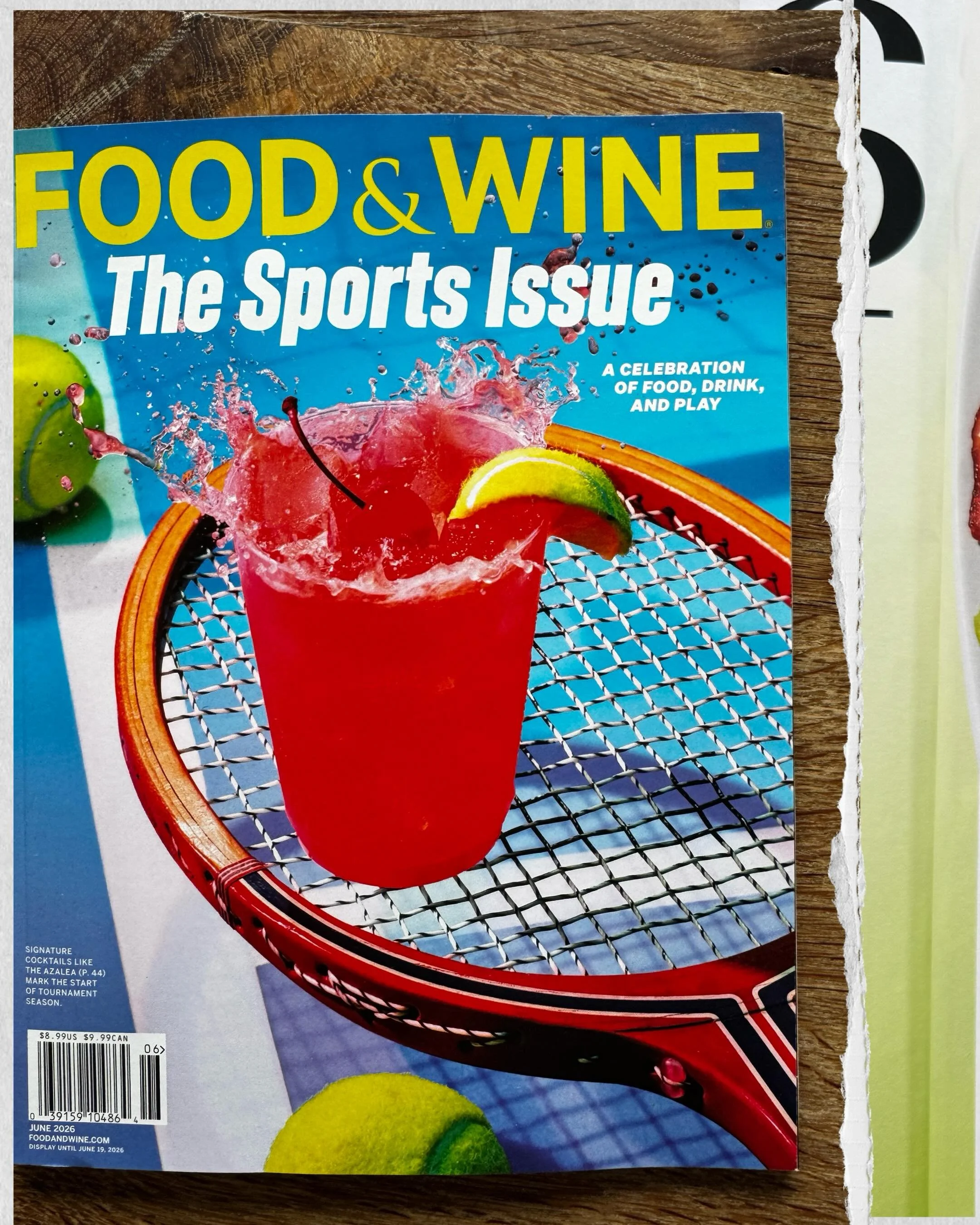 Thanks @foodandwine for including my recipe in The Sport Issue about &ldquo;Foods that Fuel&rdquo;