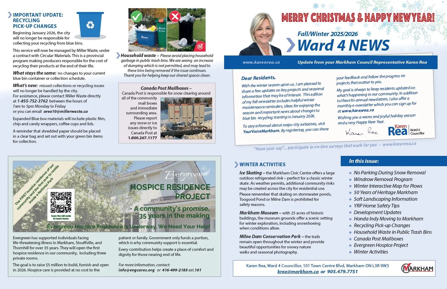 Fall/Winter 2025 - Ward 4 News