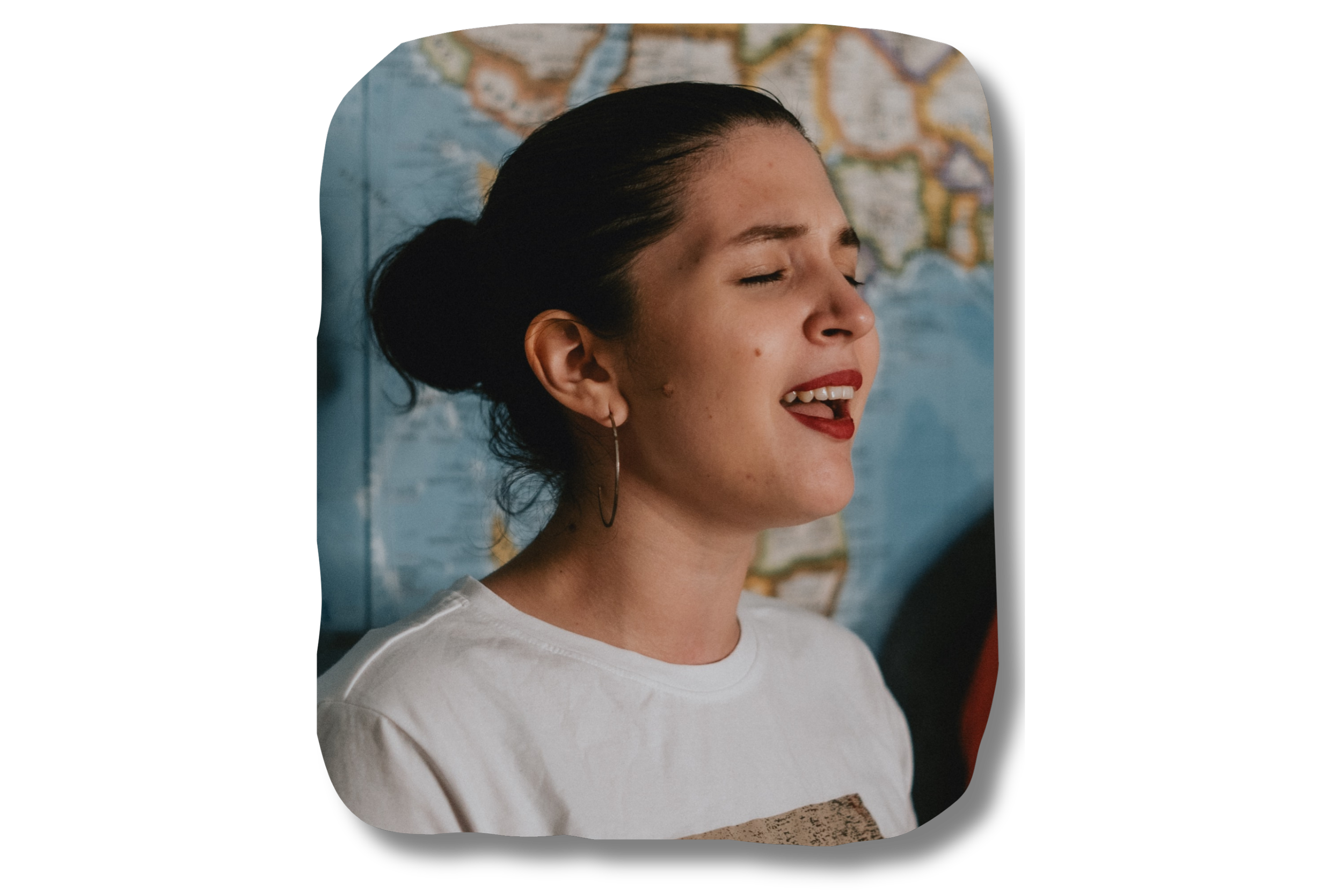 Girl singing