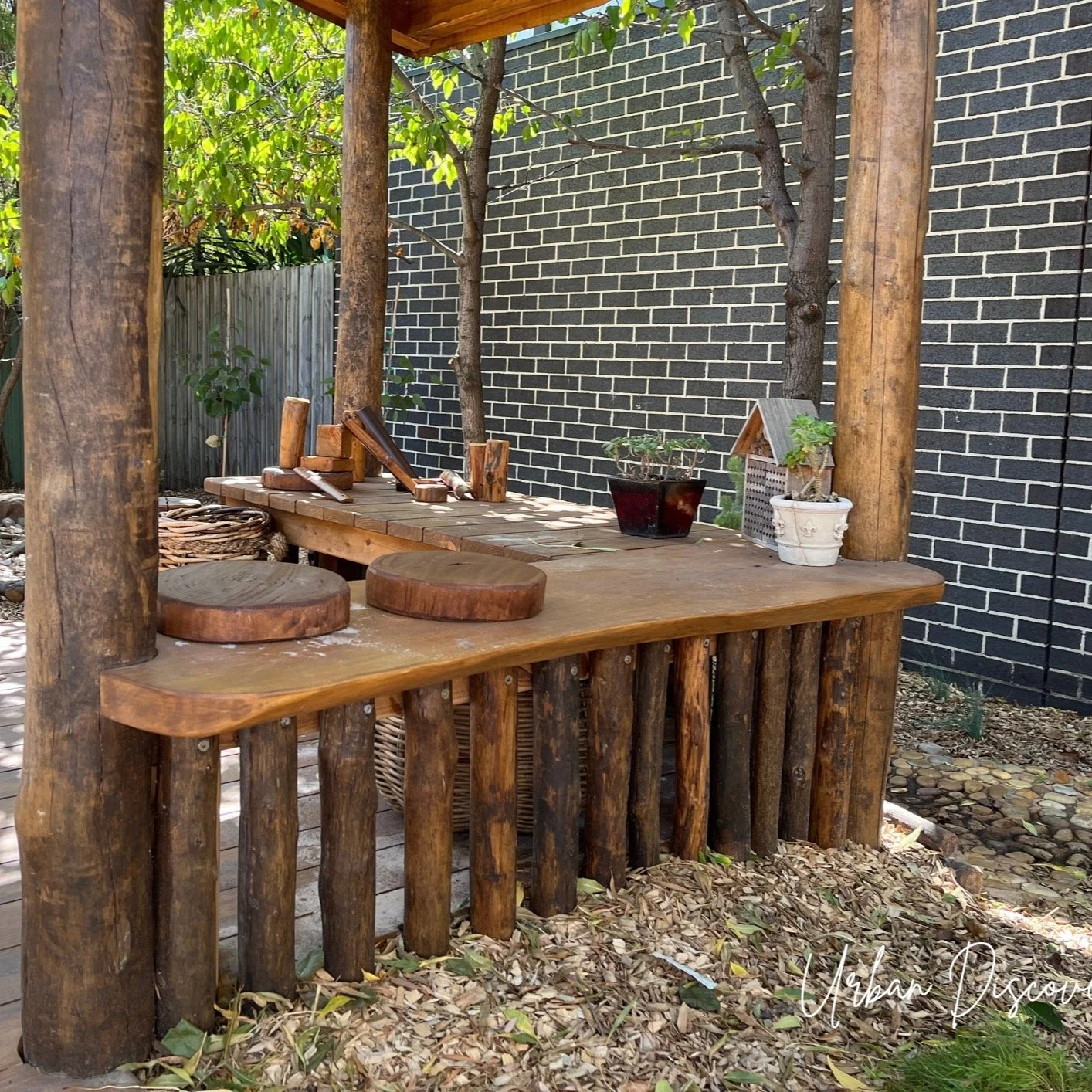 Collaboration takes practice! 

Here children are able to work alone, side by side and face to face with others. 
They will experiment with materials, language and science and develop their own ideas as well as observe those of others. 

This sweet b