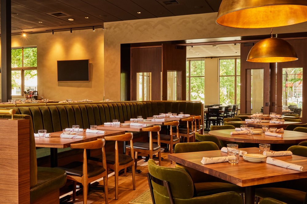 Dining room at Piatti Seattle in University Village