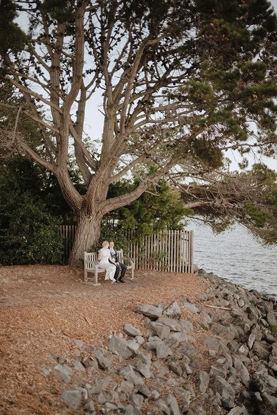 the bride and groom at a historic wedding venues in california