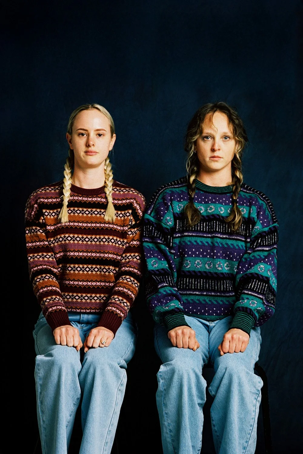 Awkward Sister Portraits