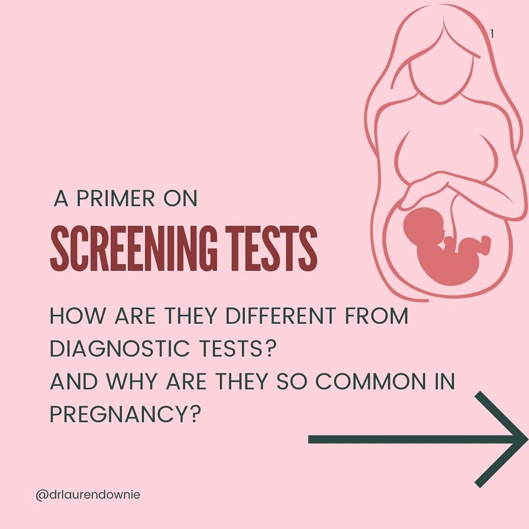 Screening tests are very common in pregnancy - and it&rsquo;s important to understand what they are and why we recommend or offer them. It&rsquo;s also important to realise that medicine is absolutely not perfect, but sometimes our understanding or m