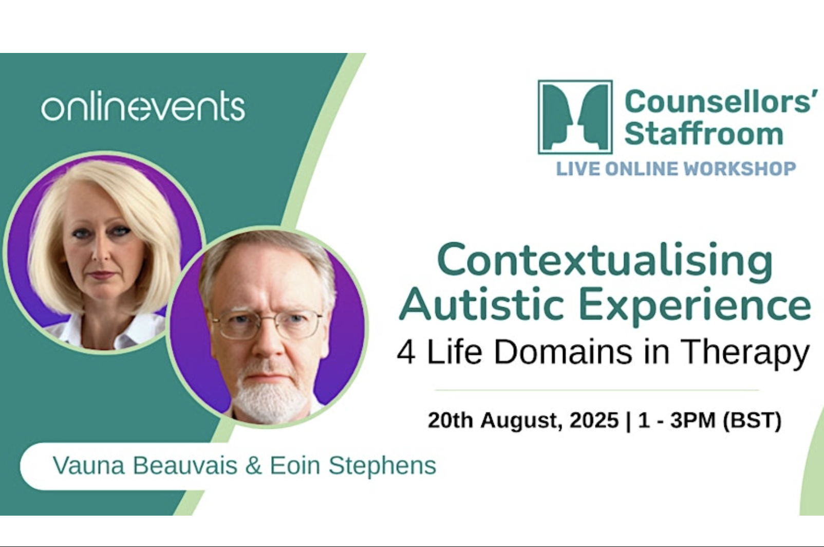 Workshop “Contextualising Autistic Experience: 4 Life Domains in Therapy”