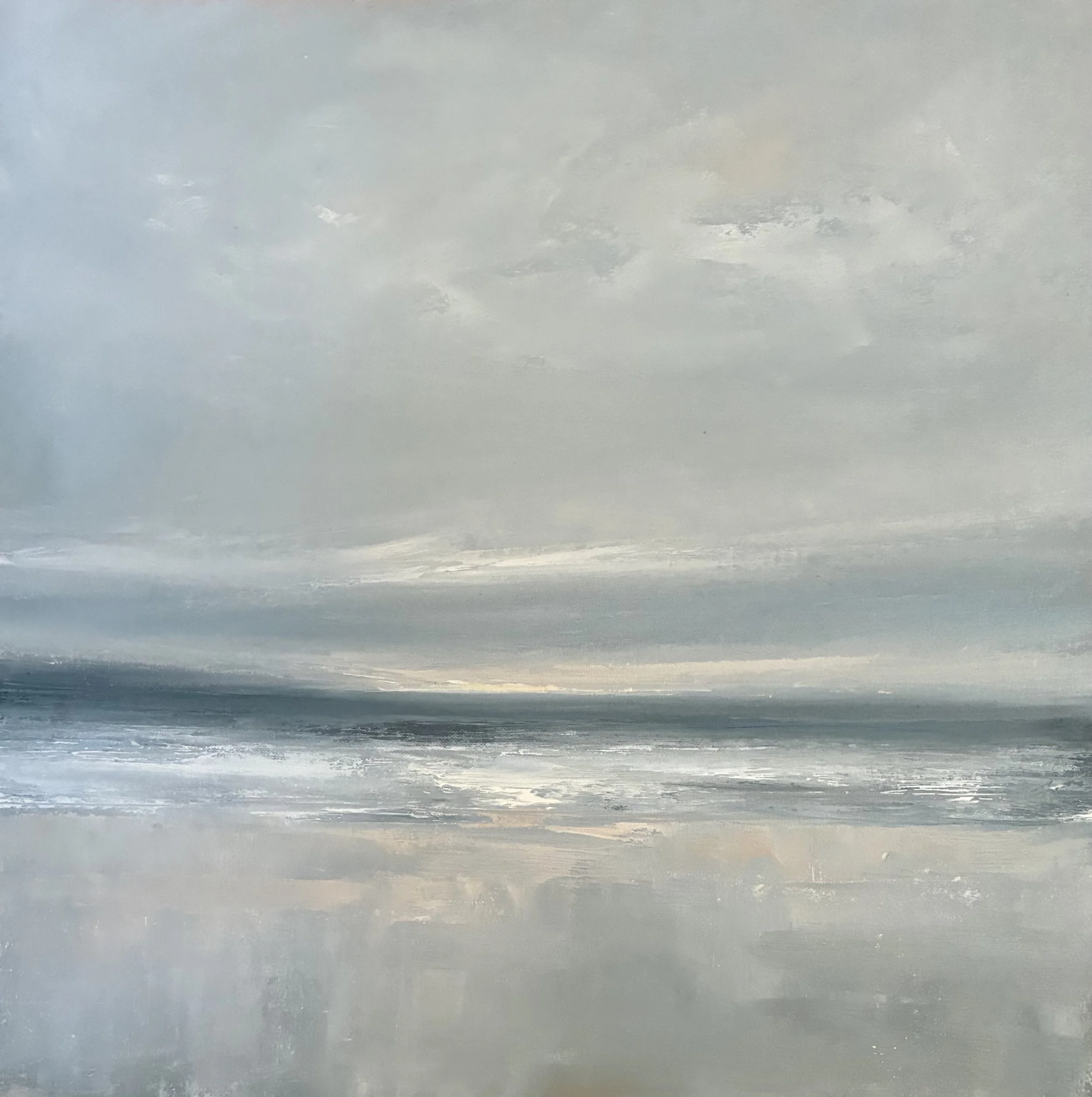 Light on the Horizon, 40 cm x. 40 cm, oil on board, £495