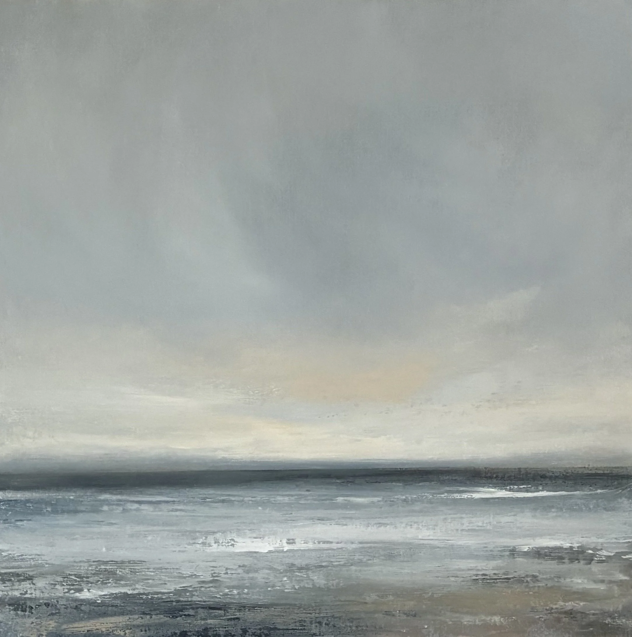 Oil on board, 40 cm x 40 cm, via The Padstow Gallery