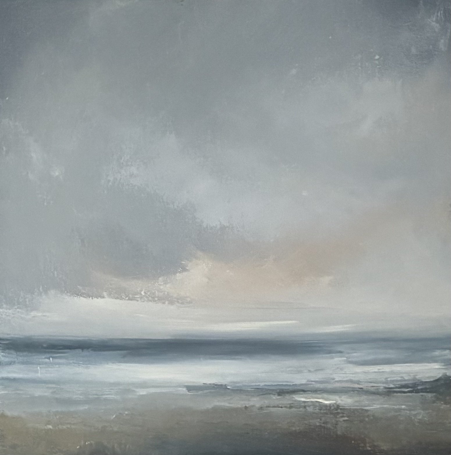 Oil on board, 30 cm x 30 cm, via The Padstow Gallery
