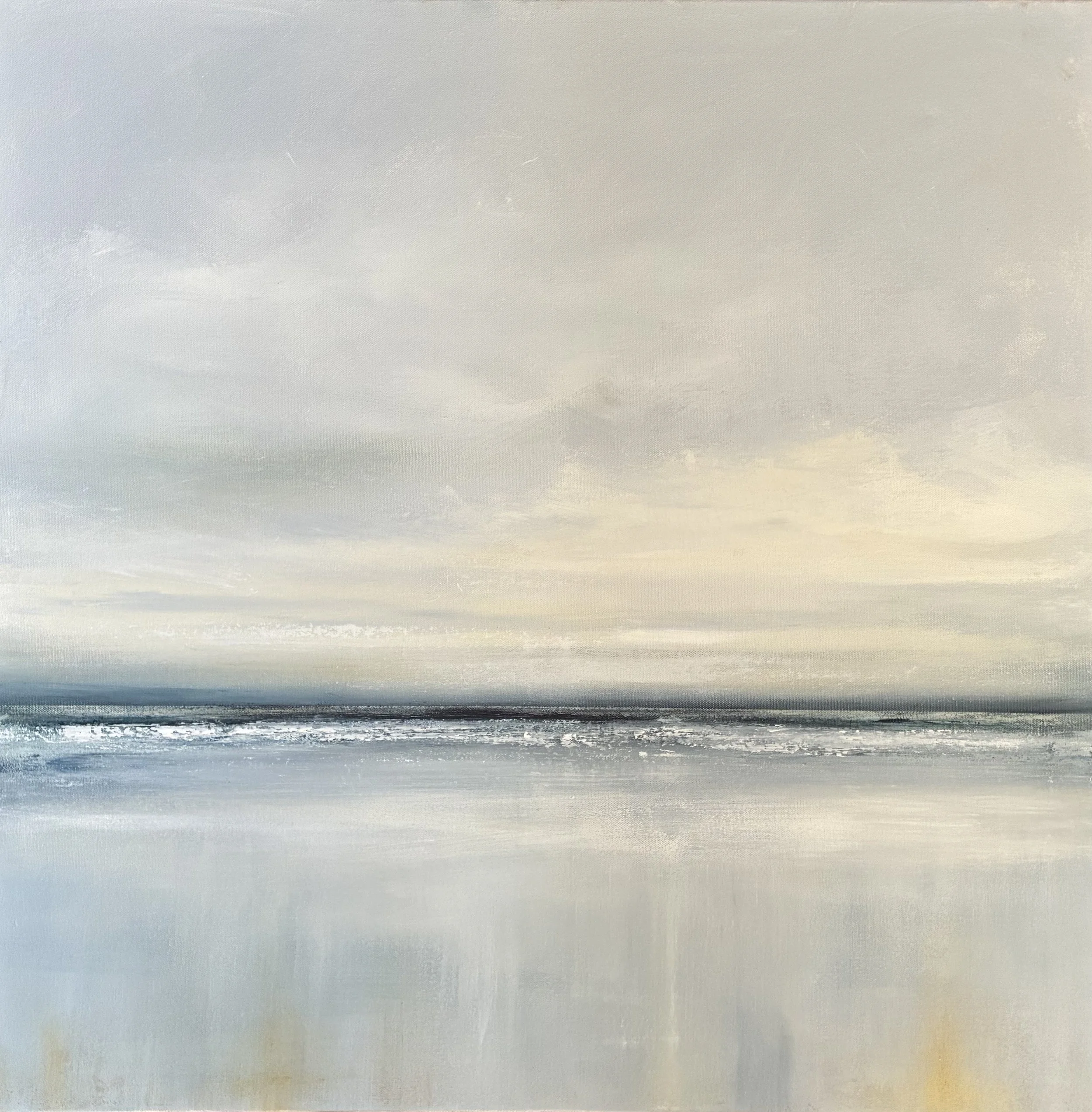 Brighter Days Ahead, Oil on canvas, 76 cm x 76
 cm
