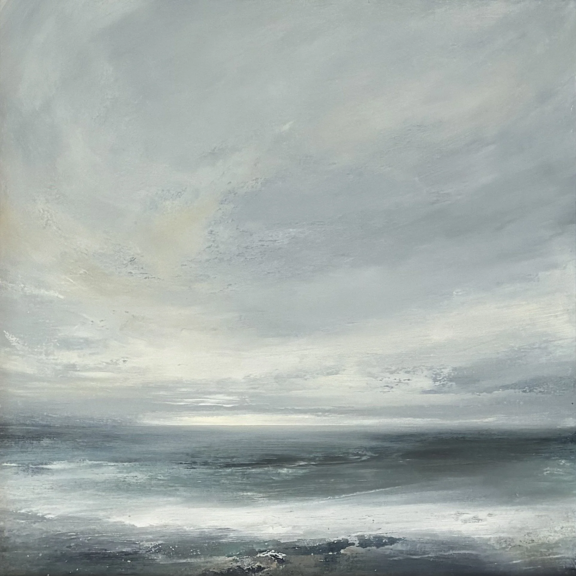 Oil on board, 40 cm x 40 cm, sold
