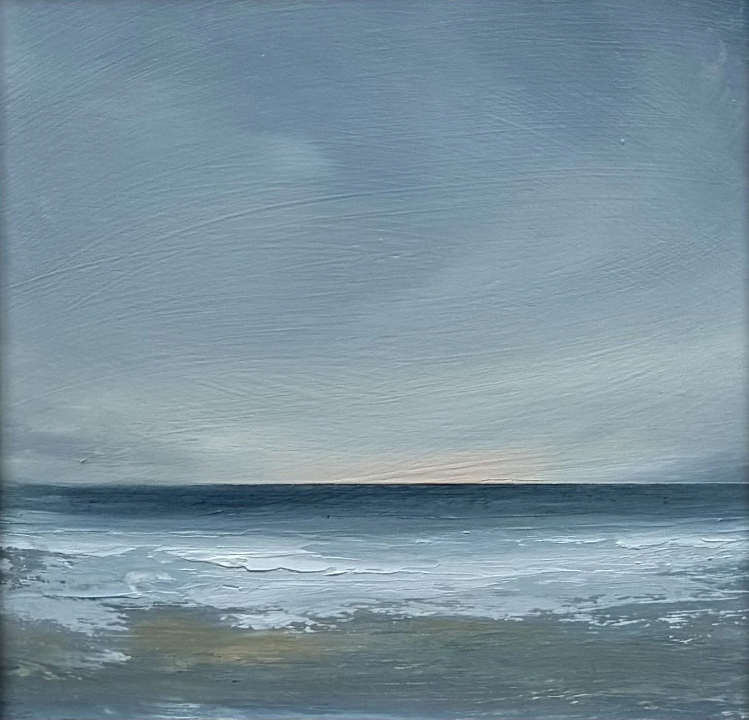 Oil on board, 20 cm x 20 cm, via The Wilverley Gallery