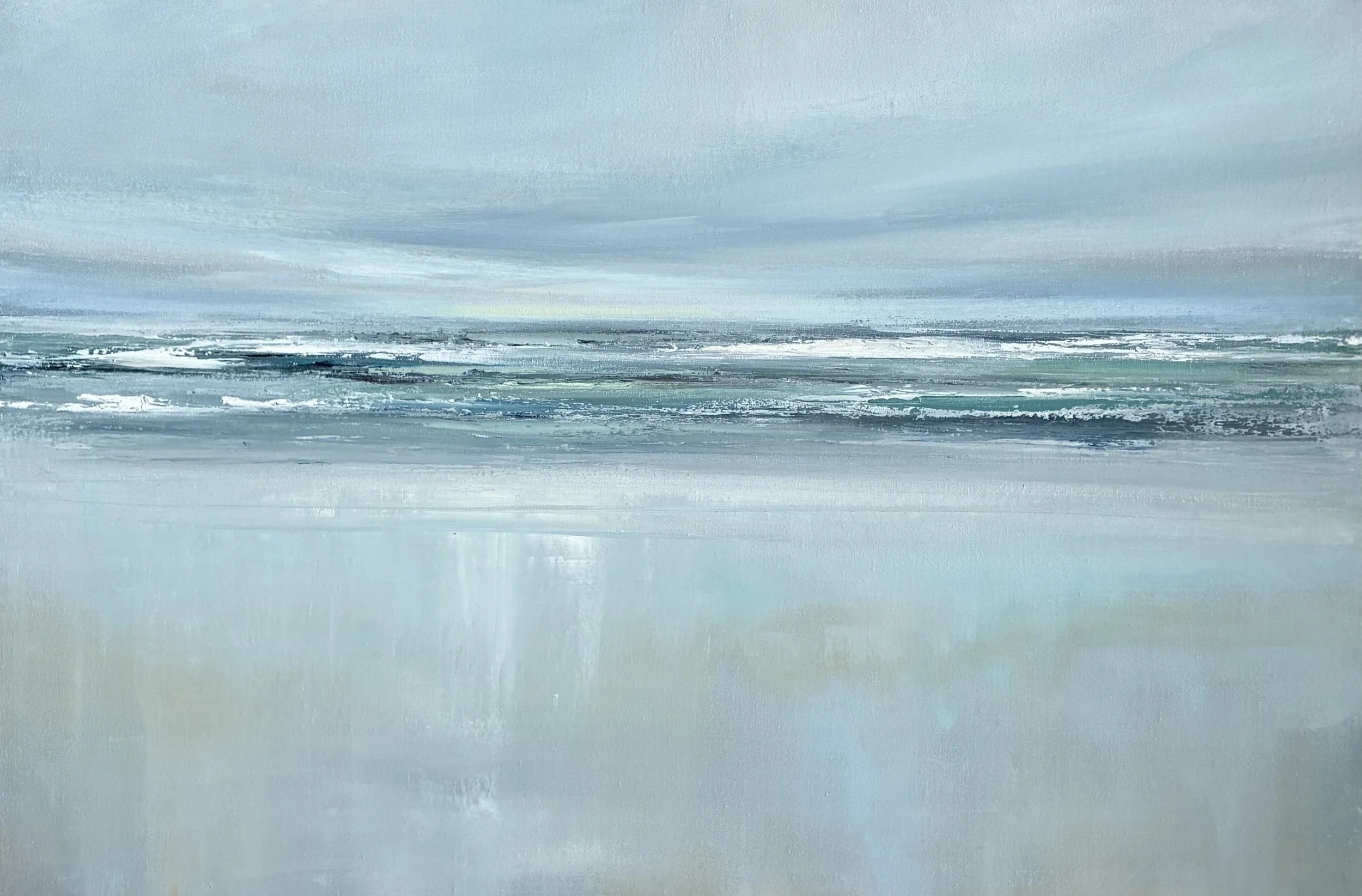Atlantic Blues, oil on board, 60 cm x 40 cm, £595