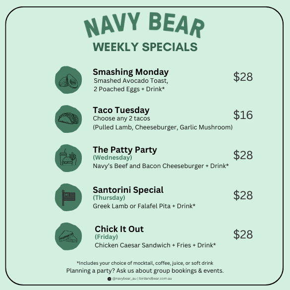 Weekly Specials