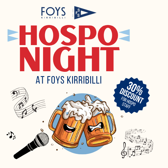 Hospo Night at Foys Kirribilli