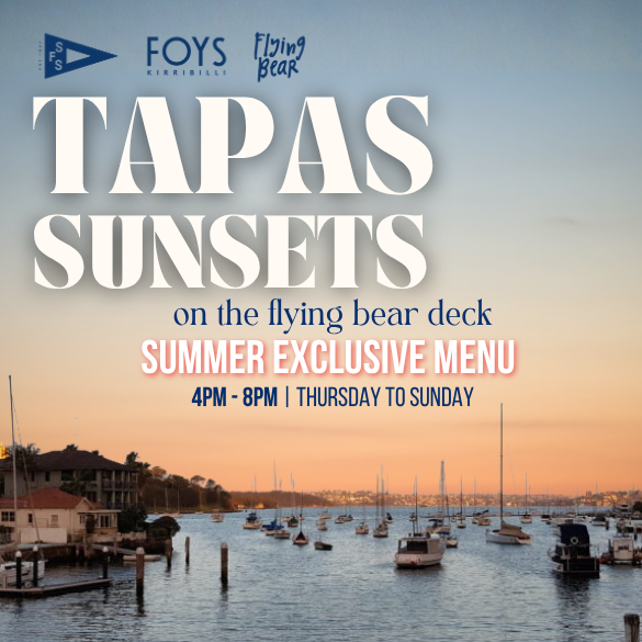 Tapas Sunsets at Flying Bear