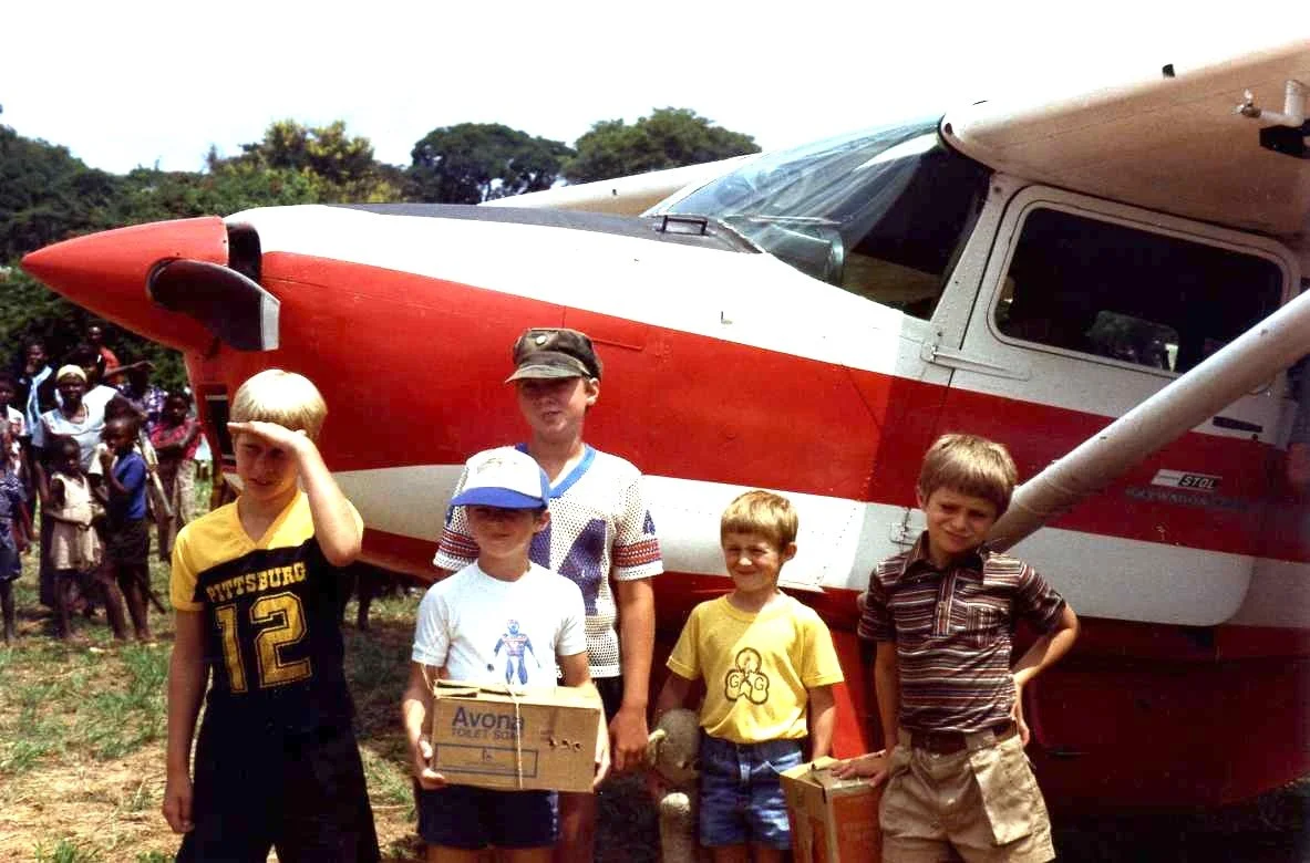 Mears and Hanna boys on way to Sakeji
