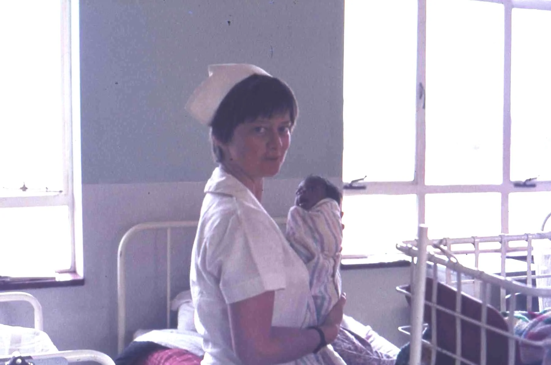 Elain Mears at Maternity Ward