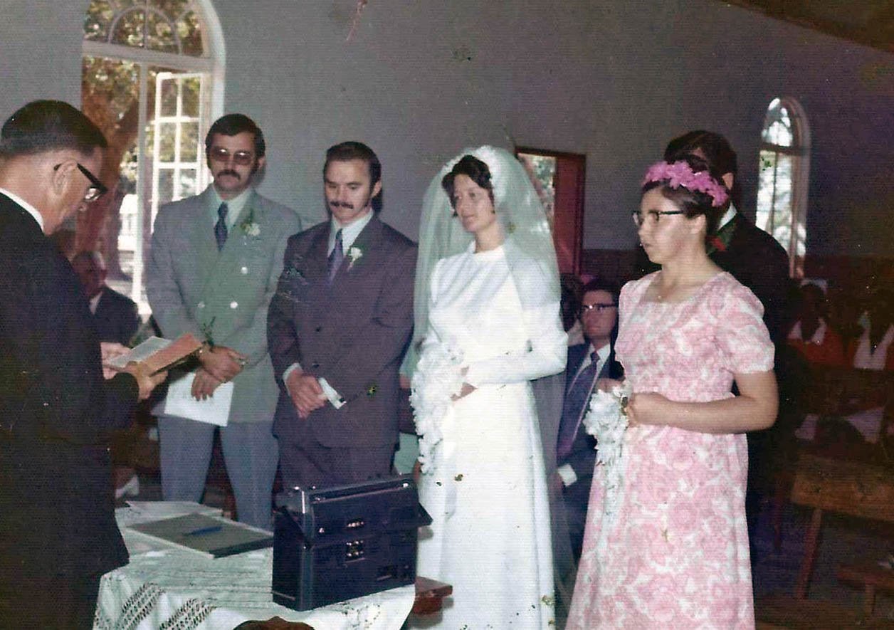 Meers wedding June 1974