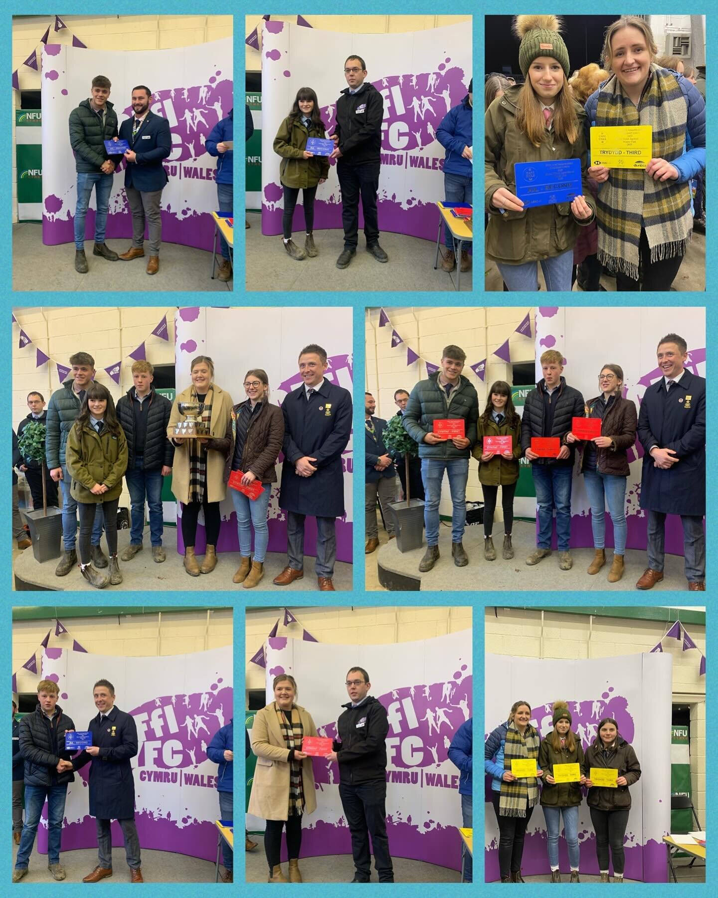 Huge congratulations to our members who competed at the Royal Welsh Winter Fair ❄️🏴󠁧󠁢󠁷󠁬󠁳󠁿 

Overall Stock Judging winners 🏆 
🥩 Carcass Team- 3rd 🥉 
U16- Casey of Cantal, 2nd 🥈 
U28- Carys Powell of Penybont, 3rd 🥉 

🐮Beef team- 8th 
U28-