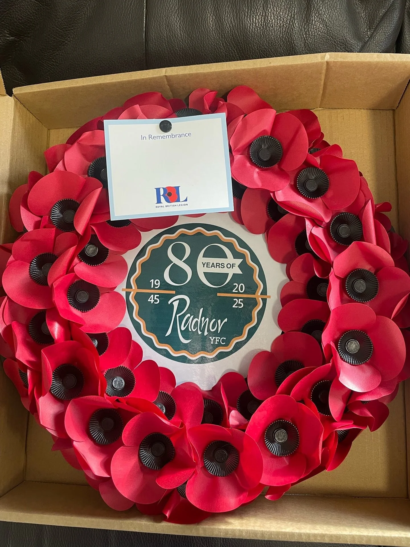 Mark &amp; Mollie, two of Radnor&rsquo;s County Officials attended the Remembrance service in Llandrindod wells and represented our federation on Remembrance Sunday ⛪️🔴⚫️