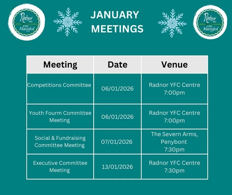 Competitions & Youth Forum Meetings