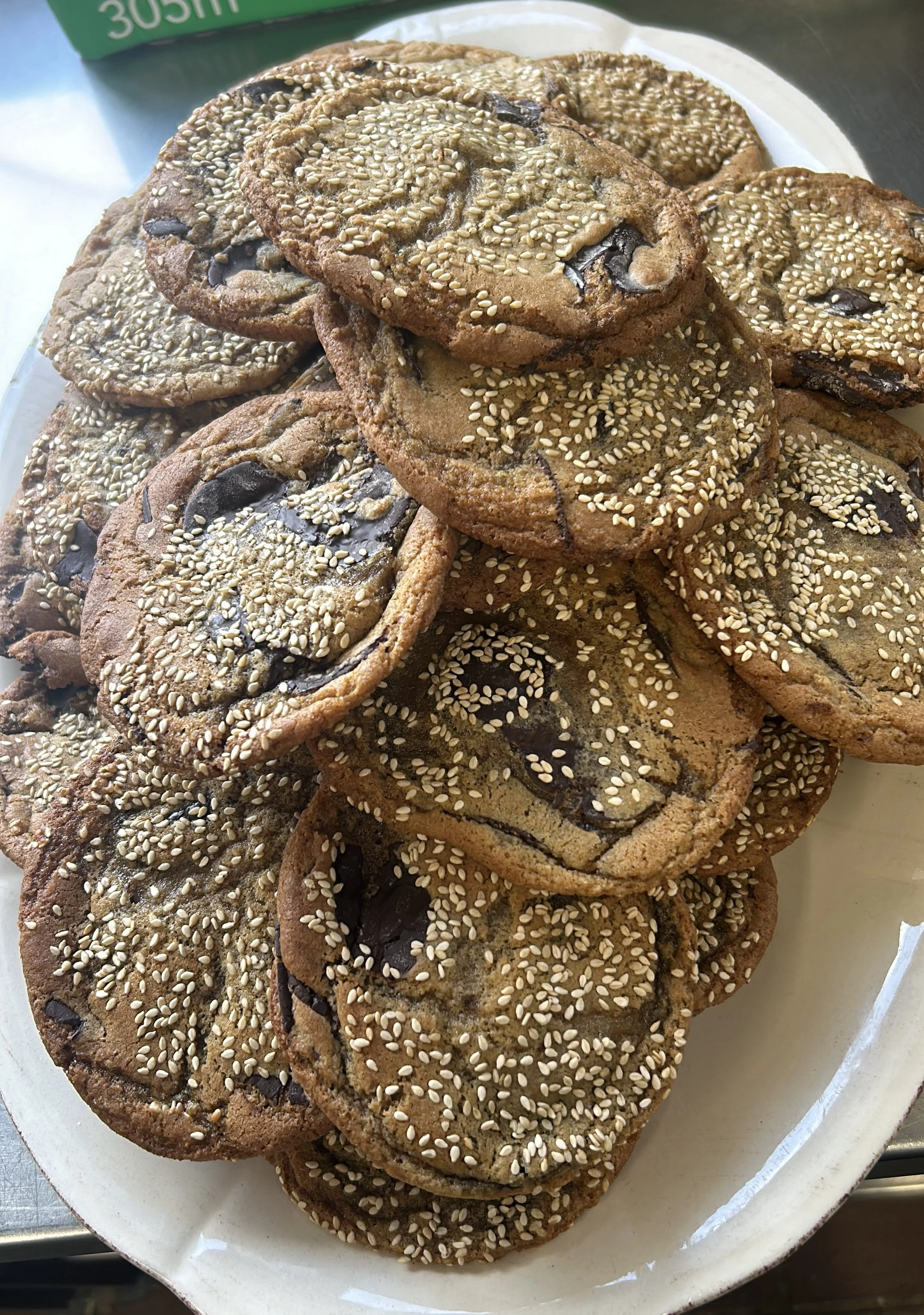 Miso, dark choc and sesame cookies.jpg