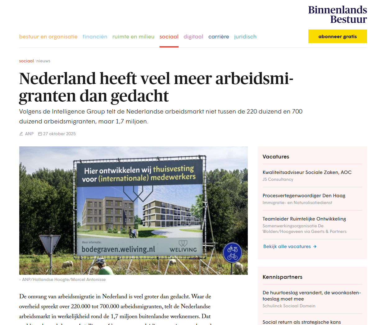 Veel meer arbeidsmigranten dan gedacht