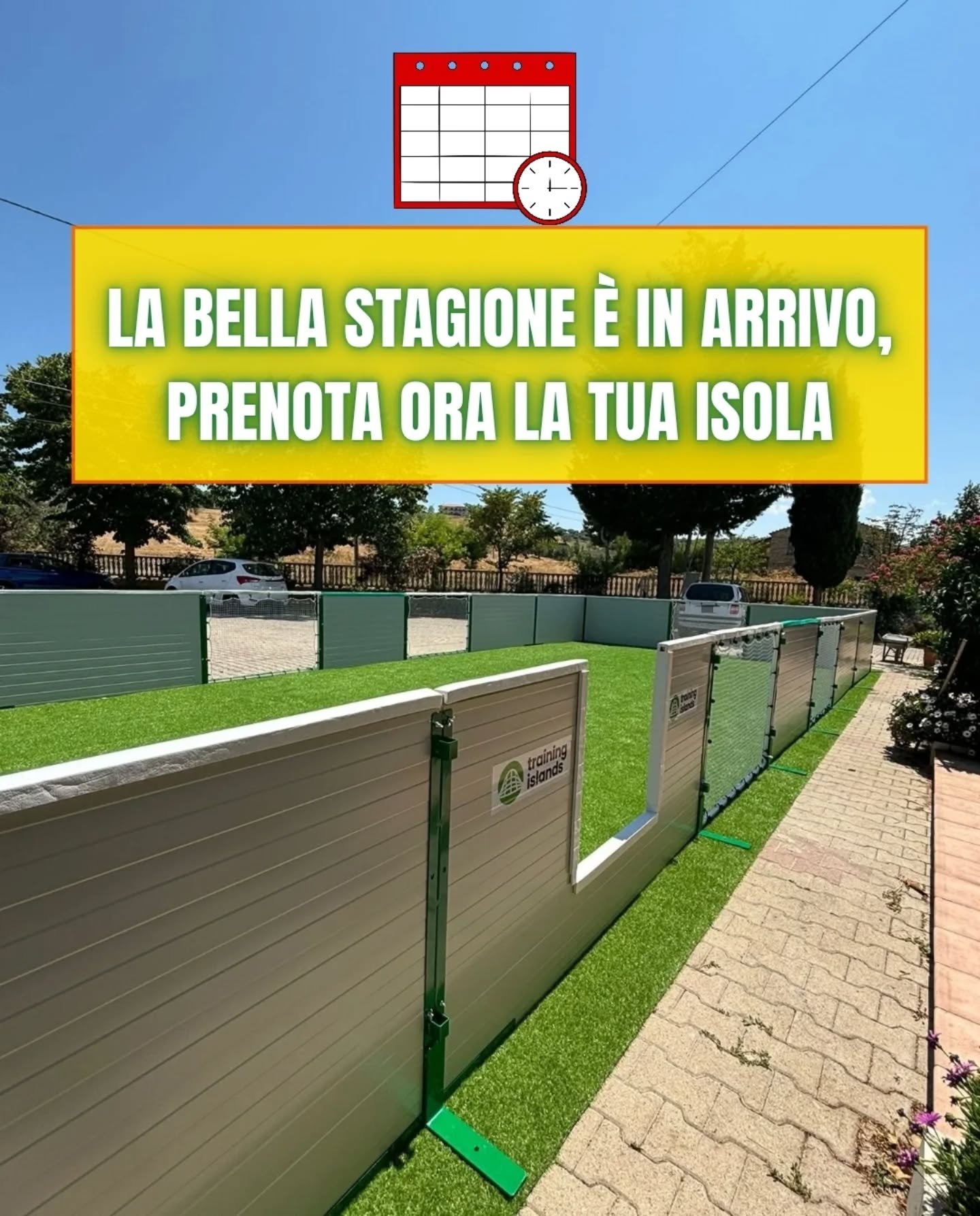 𝐋𝐚 𝐛𝐞𝐥𝐥𝐚 𝐬𝐭𝐚𝐠𝐢𝐨𝐧𝐞 𝐧𝐨𝐧 𝐚𝐬𝐩𝐞𝐭𝐭𝐚🌞

Se vuoi la tua struttura pronta gi&agrave; per aprile, devi prenotarla adesso&nbsp;📅

Produzione e consegna richiedono circa un mese dalla conferma d&rsquo;ordine&nbsp;🚚

𝐆𝐈𝐎𝐂𝐀 𝐈𝐍 𝐀?