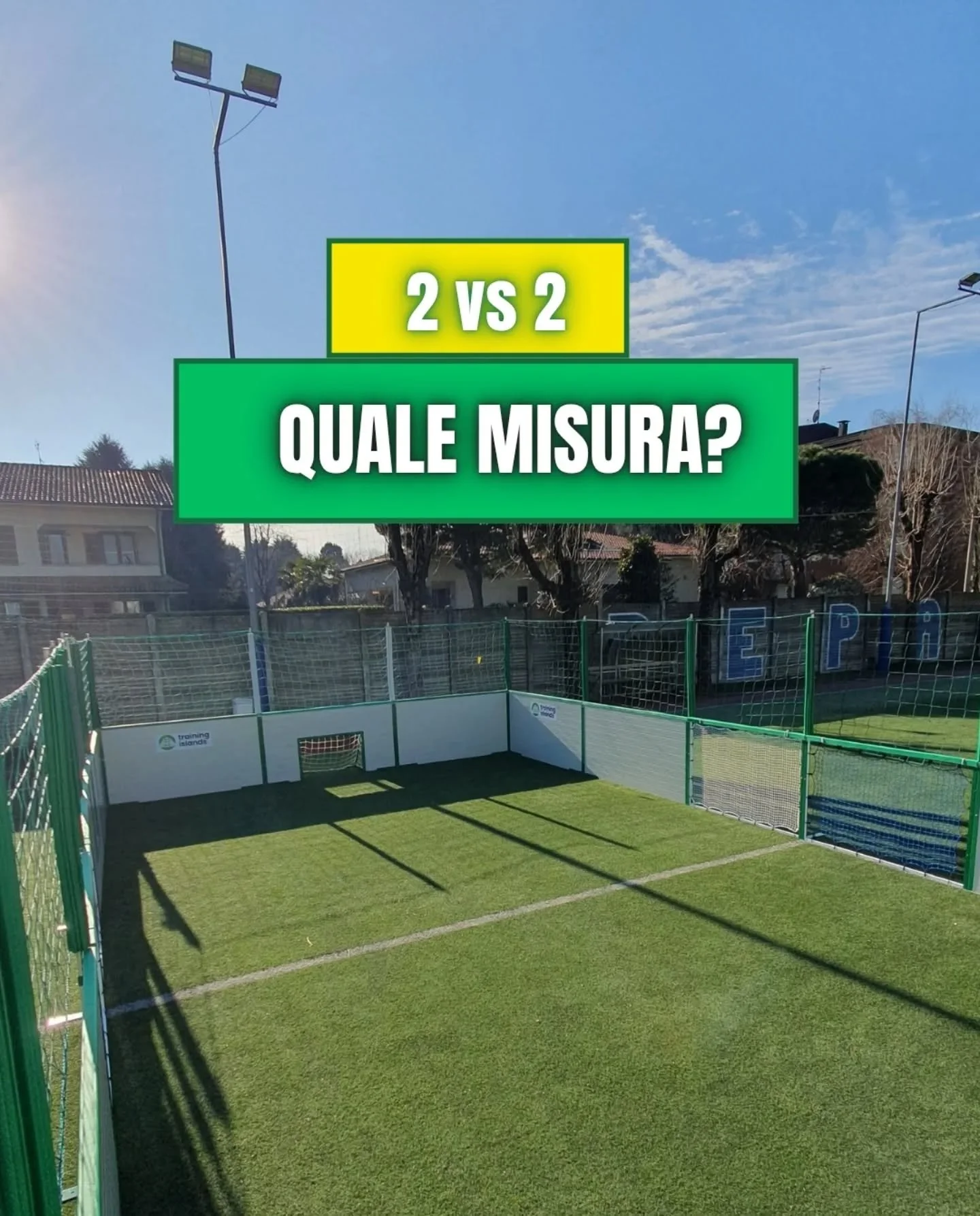 2vs2, quale misura scegliere❓️⚽️

Scorri il carosello per scoprire la misura consigliata✅️

Le misure riportate sono un'indicazione di massima,&nbsp;basata sulle esperienze che abbiamo raccolto direttamenteℹ️

🚩 Per info sulle strutture: 3517376699
