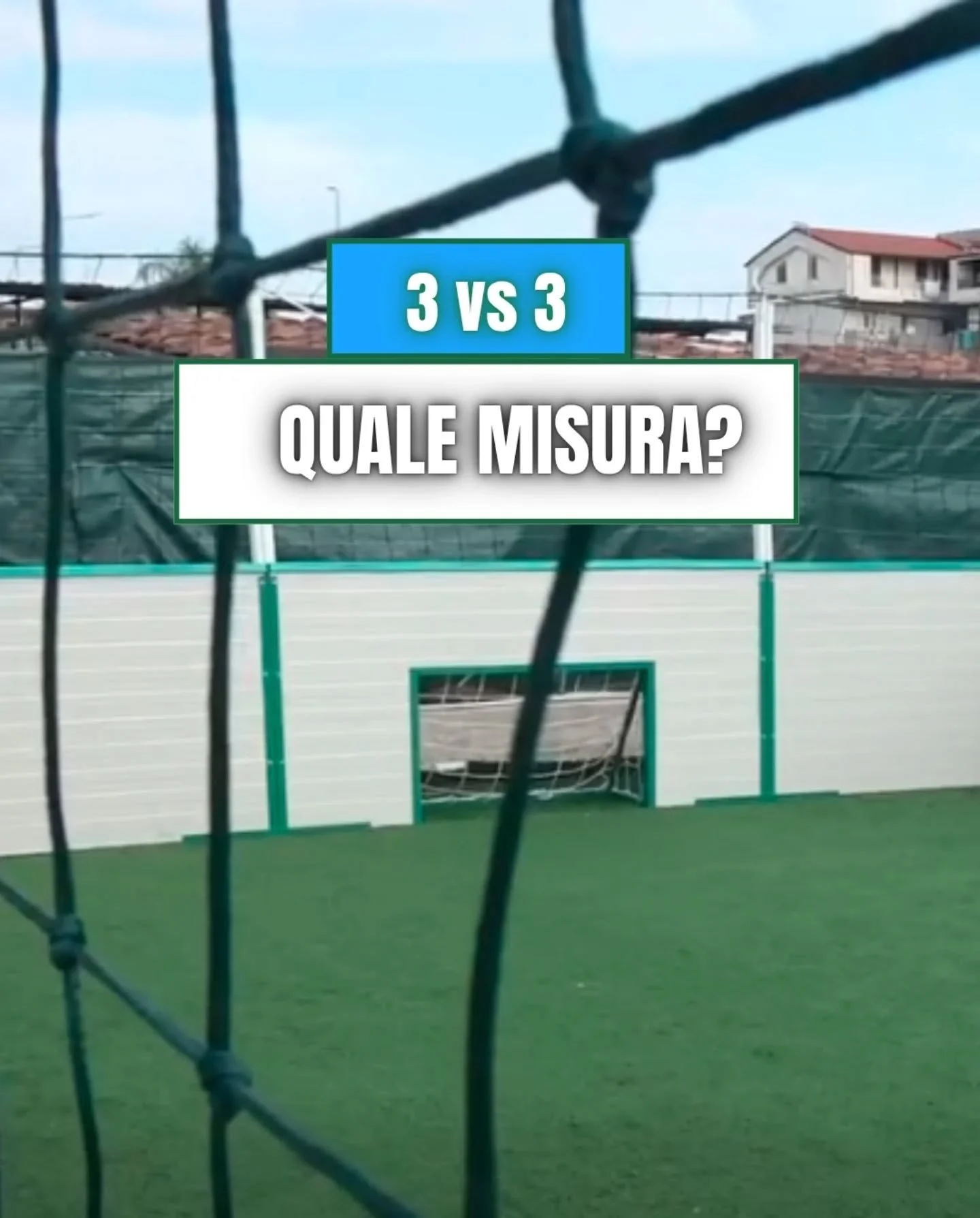 3vs3, quale misura scegliere❓️⚽️

Scorri il carosello per scoprire la misura consigliata✅️

Le misure riportate sono un'indicazione di massima,&nbsp;basata sulle esperienze che abbiamo raccolto direttamenteℹ️

🚩 Per info sulle strutture: 3517376699
