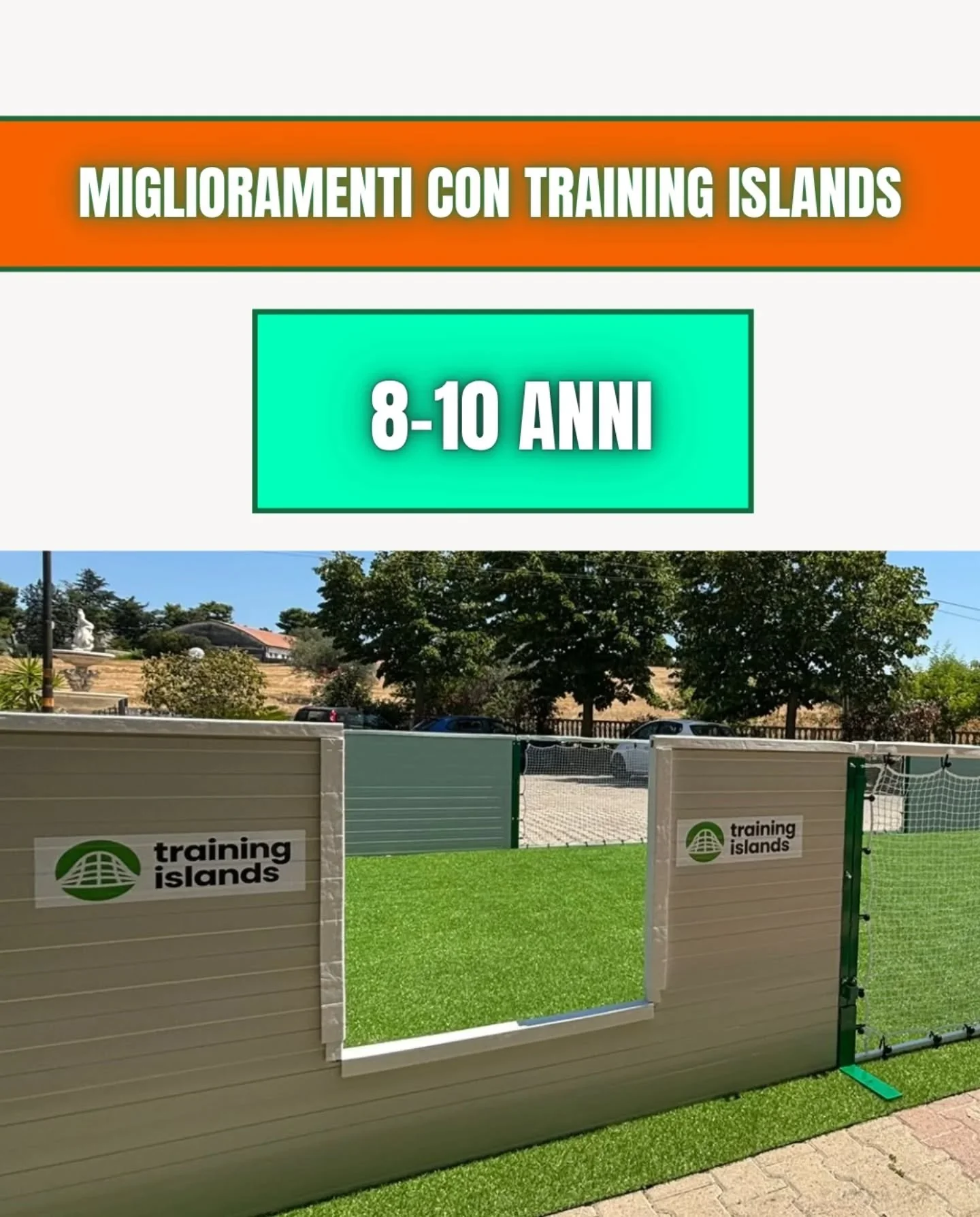 👦8-10&nbsp;anni👦
Quali miglioramenti vengono stimolati grazie al gioco nelle strutture Training Islands in questa fascia di et&agrave;❓️⚽

Scorri il carosello per scoprire tutti i dettagli 👉

Per info sulle strutture:
📞 351 7376699

#scuolacalcio