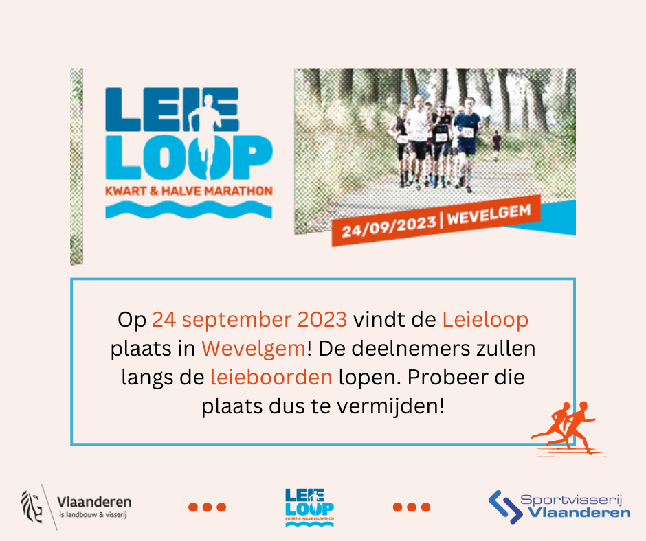 Leieloop: event langs de meander in Wevelgem