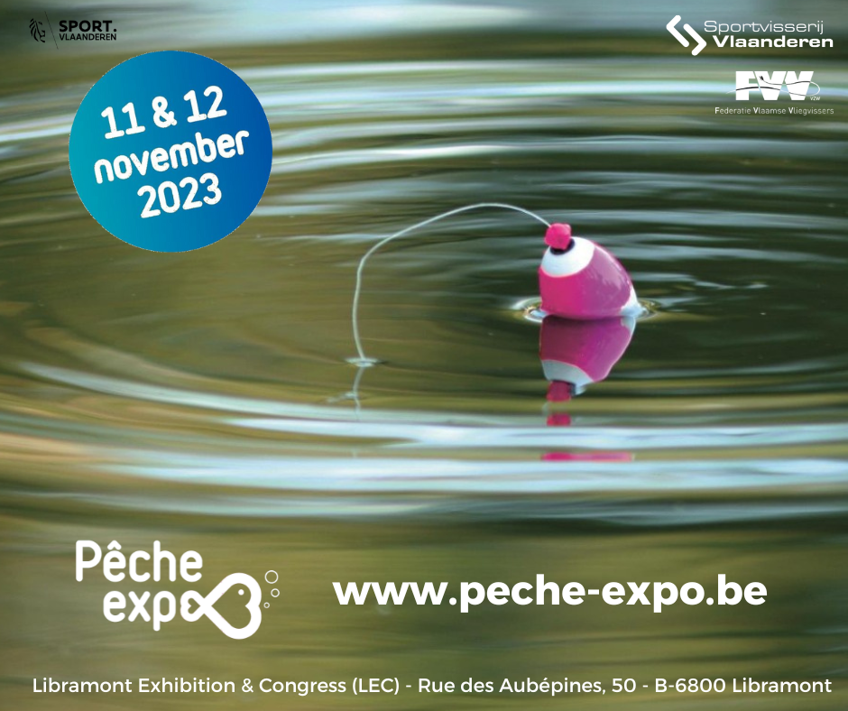 Pêche Expo in Libramont op 11 &amp; 12 november 2023