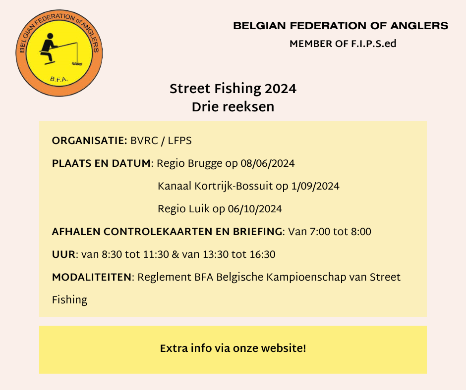 BK Street Fishing 2024- 3 reeksen 