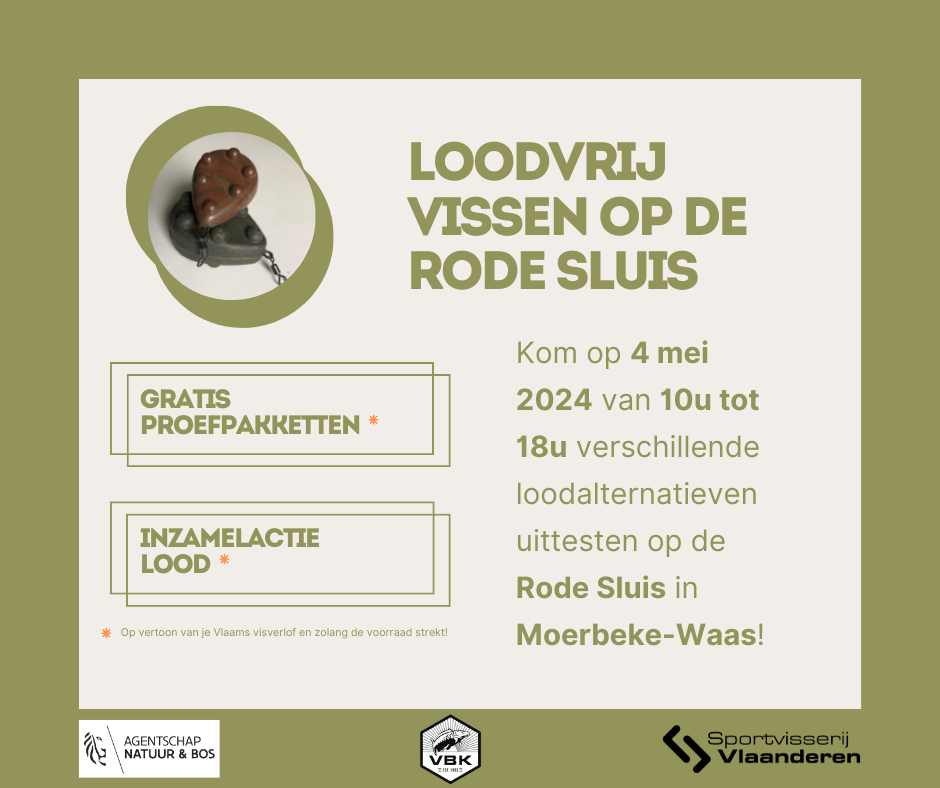 Loodvrij vissen op de Rode Sluis