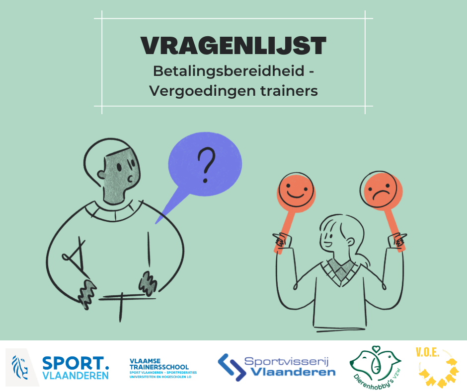 Vragenlijst betalingsbereidheid en verloning trainers - Vlaamse Trainersschool